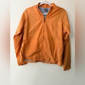 Nike Vintage Silver Tag Vibrant Orange Windbreaker, size M (8-10)